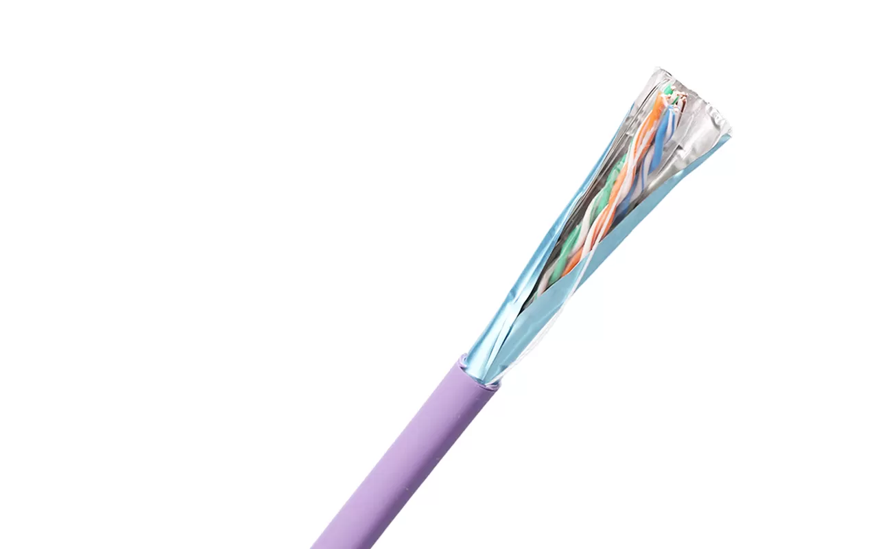 F/UTP blindado CAT6 LAN CABLE