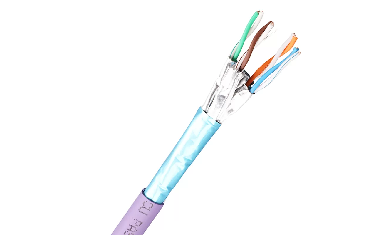 Cable Lan CAT6A blindado F/FTP