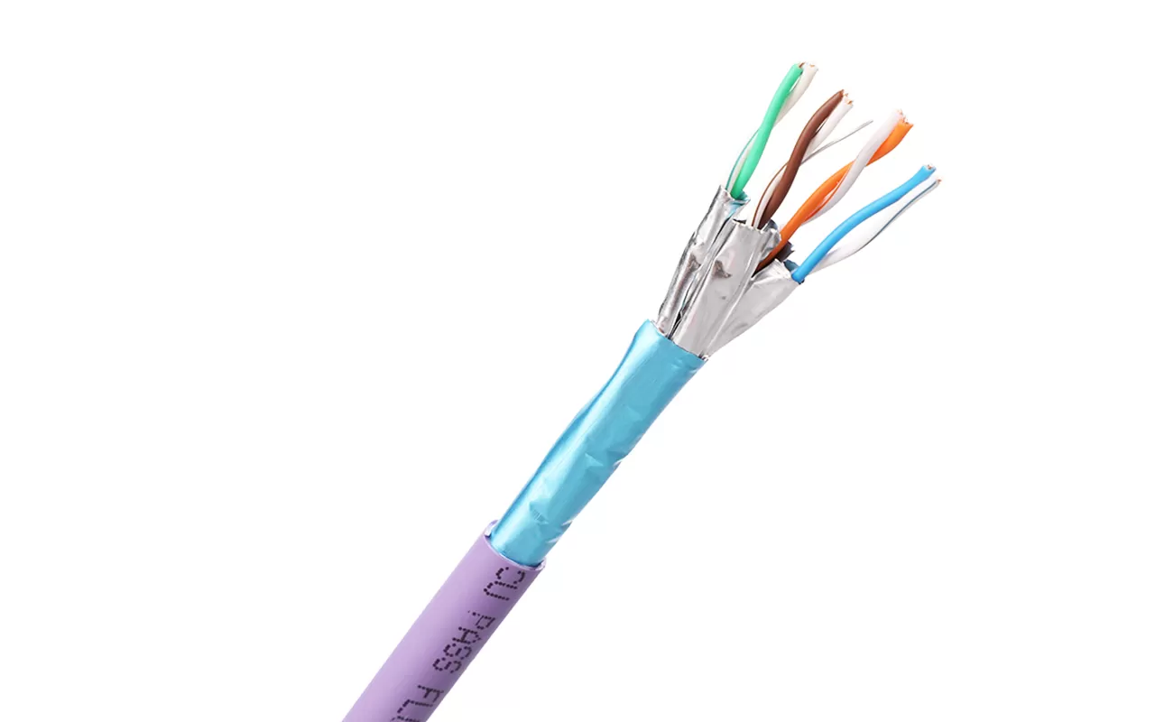 Cable Lan CAT6A blindado F/FTP