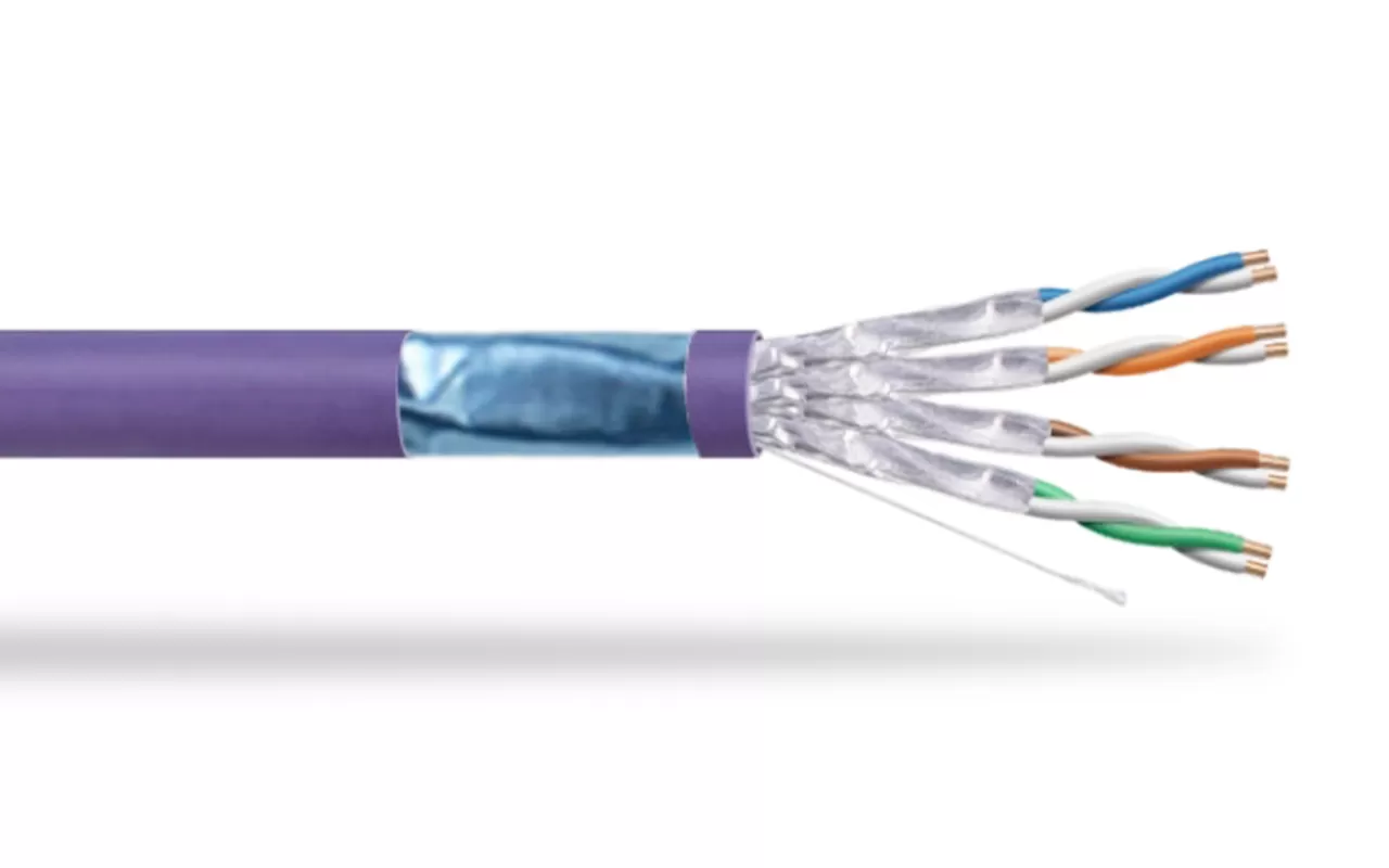 Estructura de f FTP blindado cat6a LAN cable 3