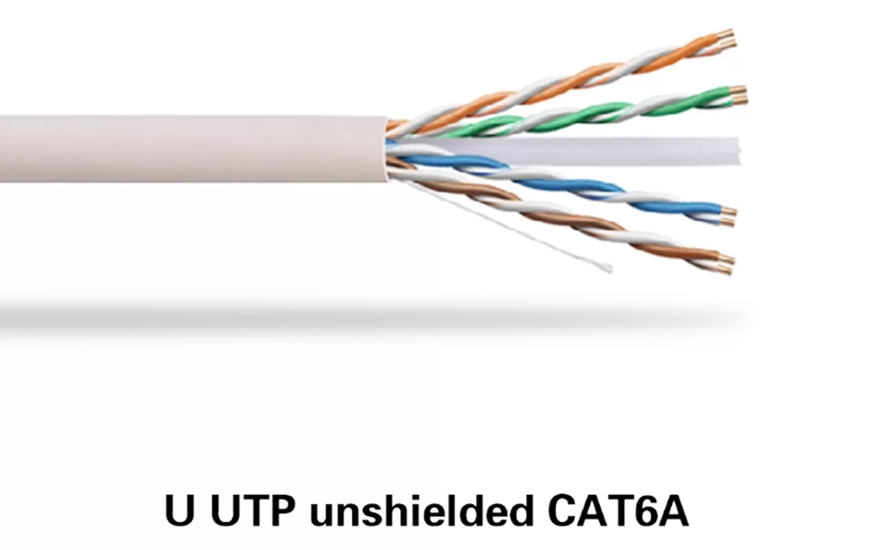 Cable Lan CAT6A sin blindaje UTP